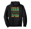 Healing Crystal Elixir Nourishing Hoodie - Fun Novelty Design Men Women - T-Shirt, Sweatshirt, Hoodie