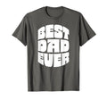 Best Dad Ever Seventies Typography T-Shirt - Casual Everyday Wear Unisex - T-Shirt, Sweatshirt, Hoodie
