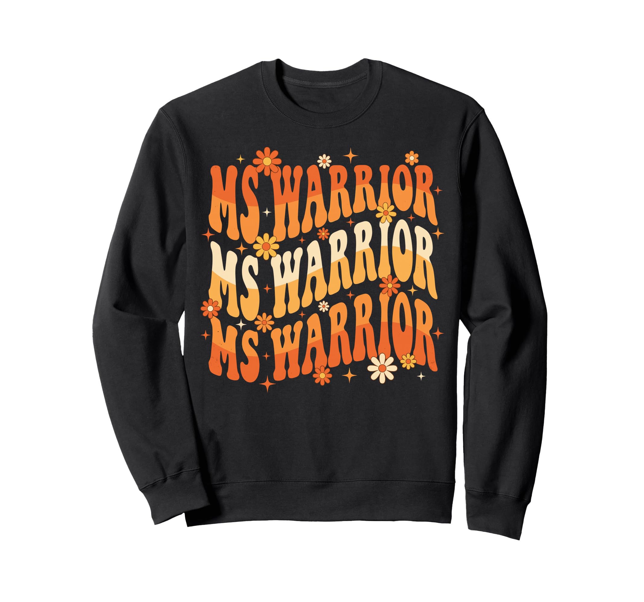 Wavy Ms Warrior Multiple Sclerosis Sweatshirt - Unique Graphic for Adults - T-Shirt, Sweatshirt, Hoodie