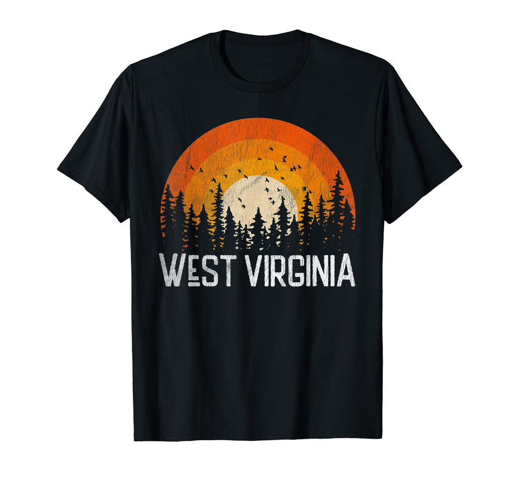 West Virginia 70S 80S 90S Gift T-Shirt - Aesthetic Graphic Men Women - T-Shirt, Sweatshirt, Hoodie