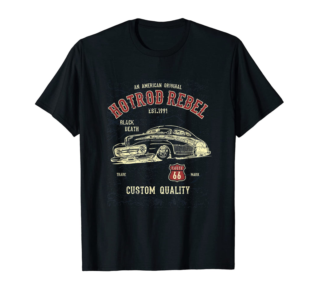 Car Hotrod Rebel T-Shirt - Fun Novelty Design Unisex - T-Shirt, Sweatshirt, Hoodie