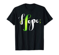 Hope Green Ribbon Semicolon Mental Health T-Shirt - Novelty Apparel Unisex - T-Shirt, Sweatshirt, Hoodie