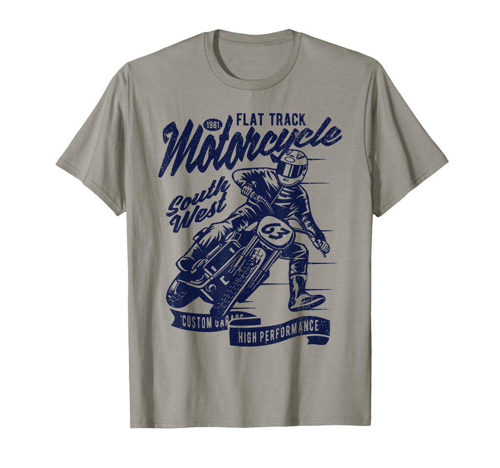 Flat Track Motorcycle Race T-Shirt - Trendy Graphic Unisex - T-Shirt, Sweatshirt, Hoodie