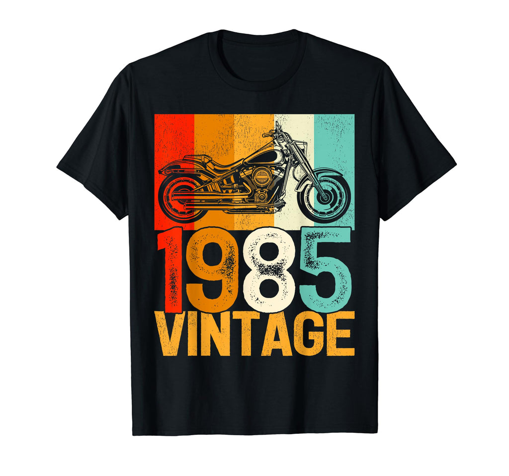 37 Years Old Motorcycle 1985 37Th T-Shirt - Graphic Print Men Women - T-Shirt, Sweatshirt, Hoodie