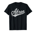 Akron Ohio Varsity Script Sports T-Shirt - Casual Everyday Wear Unisex - T-Shirt, Sweatshirt, Hoodie