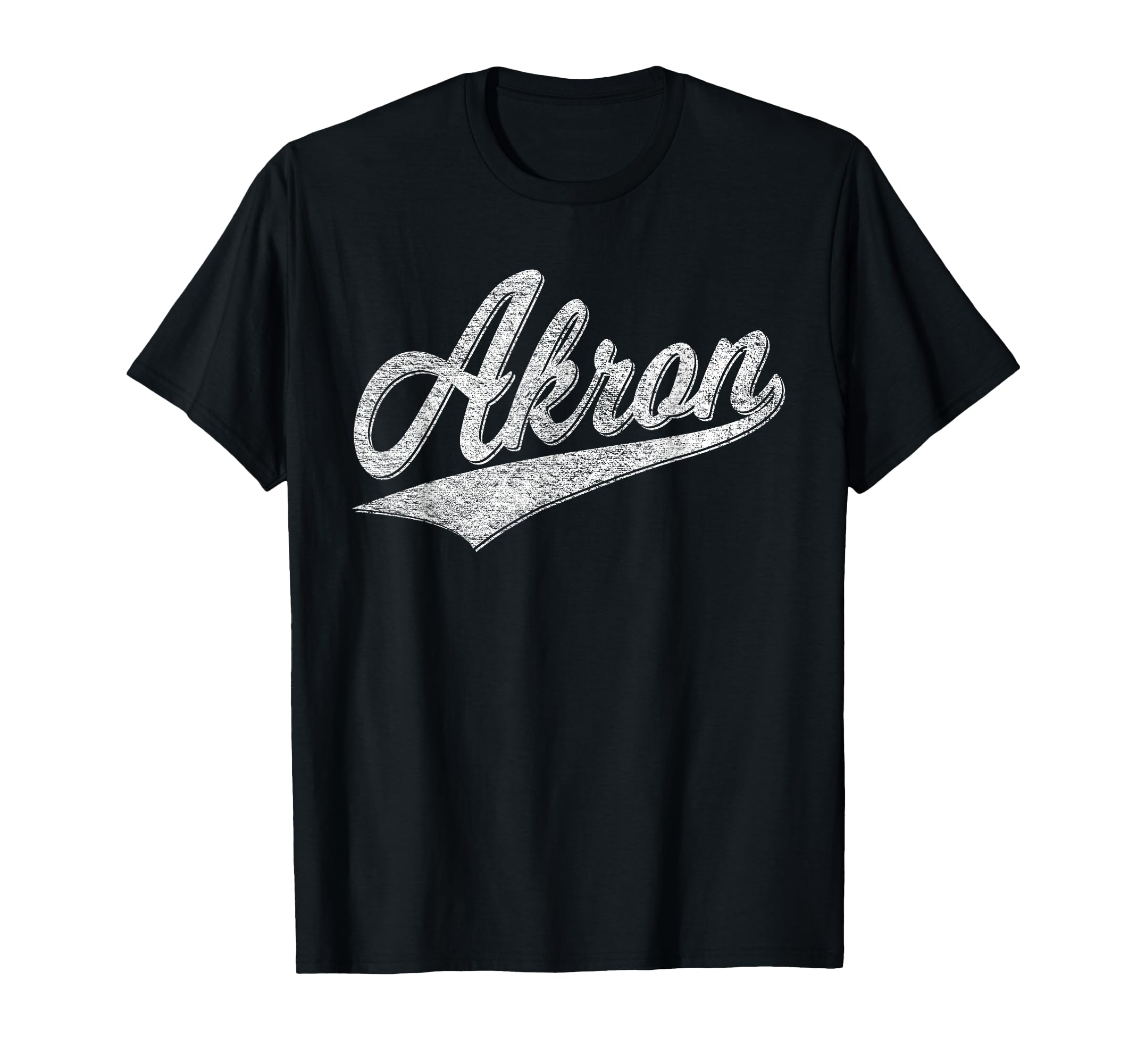 Akron Ohio Varsity Script Sports T-Shirt - Casual Everyday Wear Unisex - T-Shirt, Sweatshirt, Hoodie