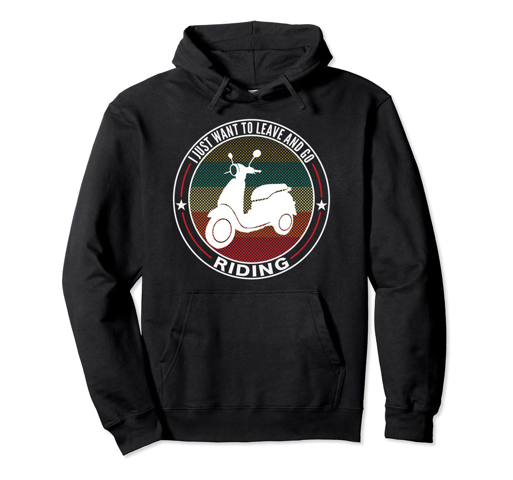 Funny Moped Scooter Enthusiast Hoodie - Streetwear Style Men Women - T-Shirt, Sweatshirt, Hoodie