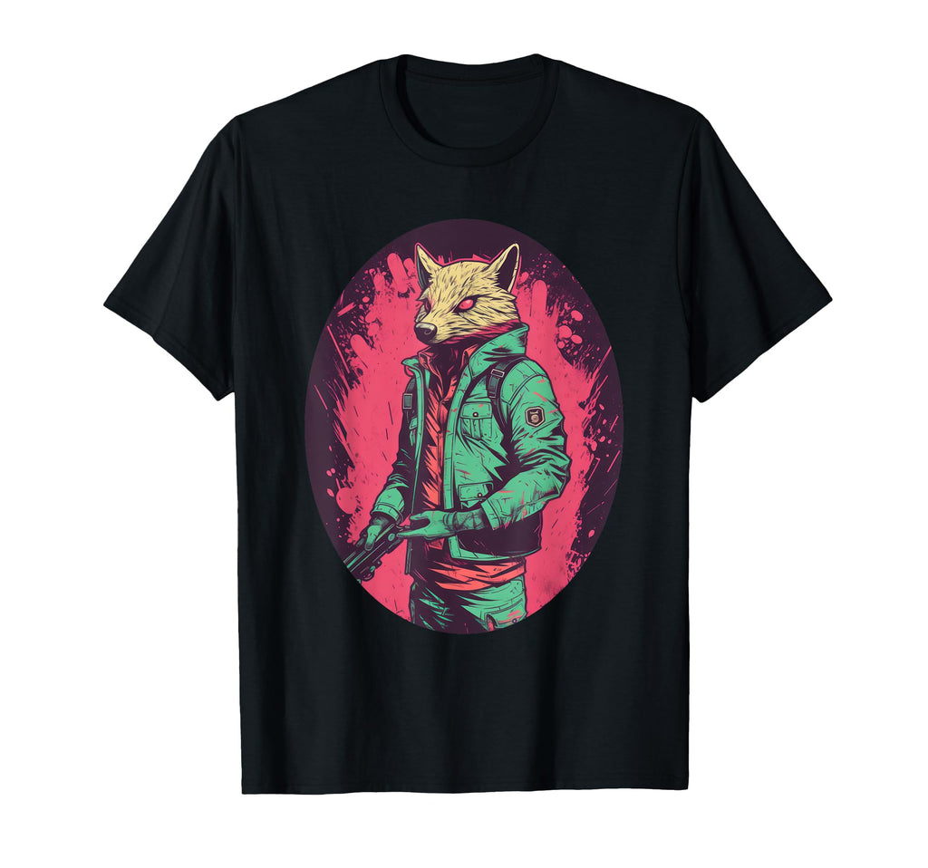 Street Badger Art Urban Outrun Synthwave T-Shirt - Novelty Apparel Unisex - T-Shirt, Sweatshirt, Hoodie