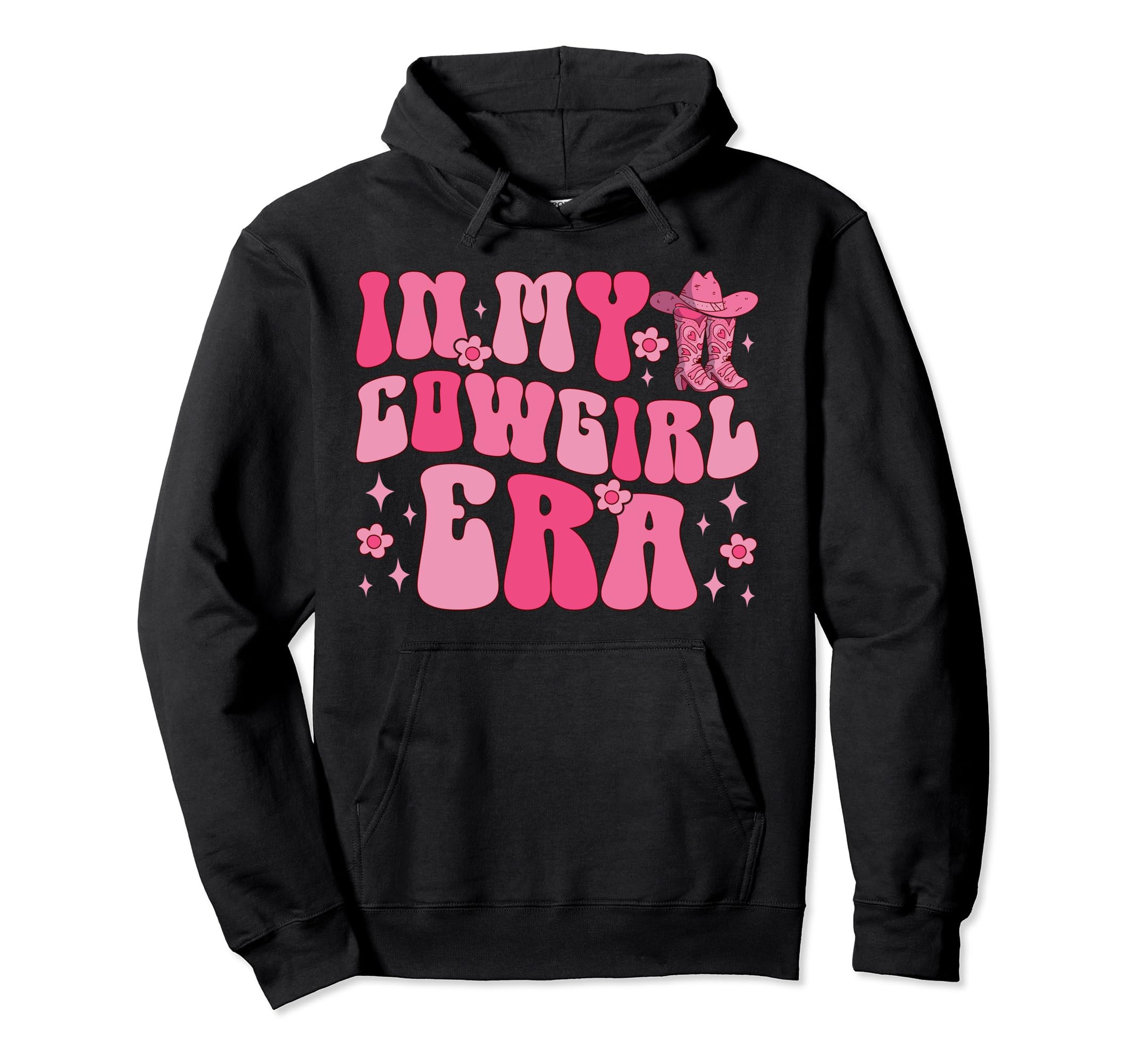 Funny My Cowgirl Era Groovy Western Hoodie - Streetwear Style Men Women - T-Shirt, Sweatshirt, Hoodie