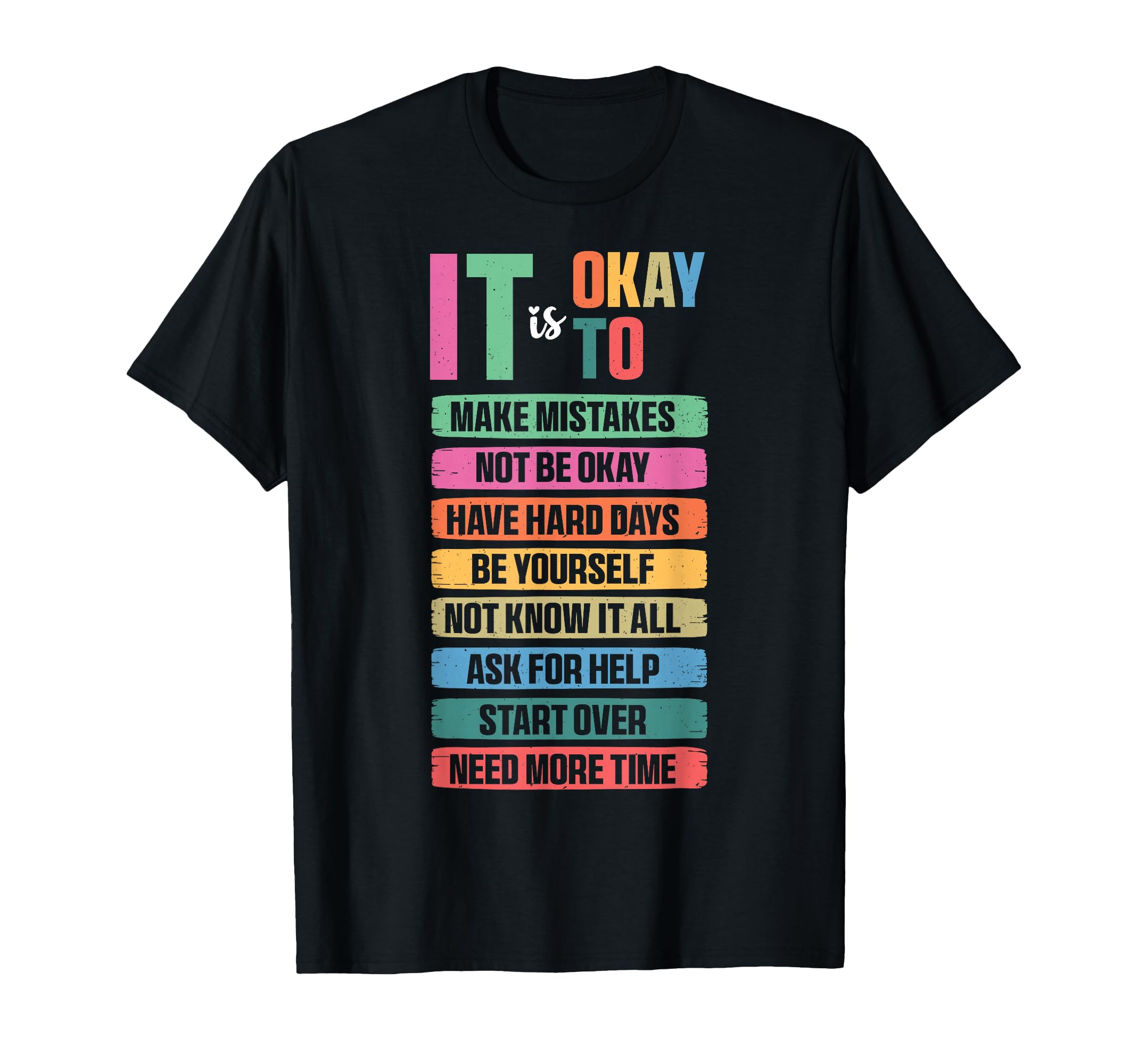 Its Ok To Make Mistakes Not Know It T-Shirt - Novelty Apparel for Adults - T-Shirt, Sweatshirt, Hoodie