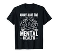 Meditation Always Make Time Your Mental T-Shirt - Minimalist Print Unisex - T-Shirt, Sweatshirt, Hoodie