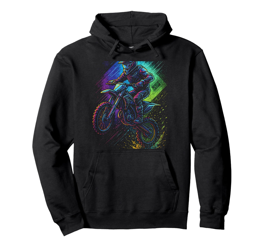 Motocross Motorrad Sport Dirt Biker Hoodie - Unique Graphic for Adults - T-Shirt, Sweatshirt, Hoodie