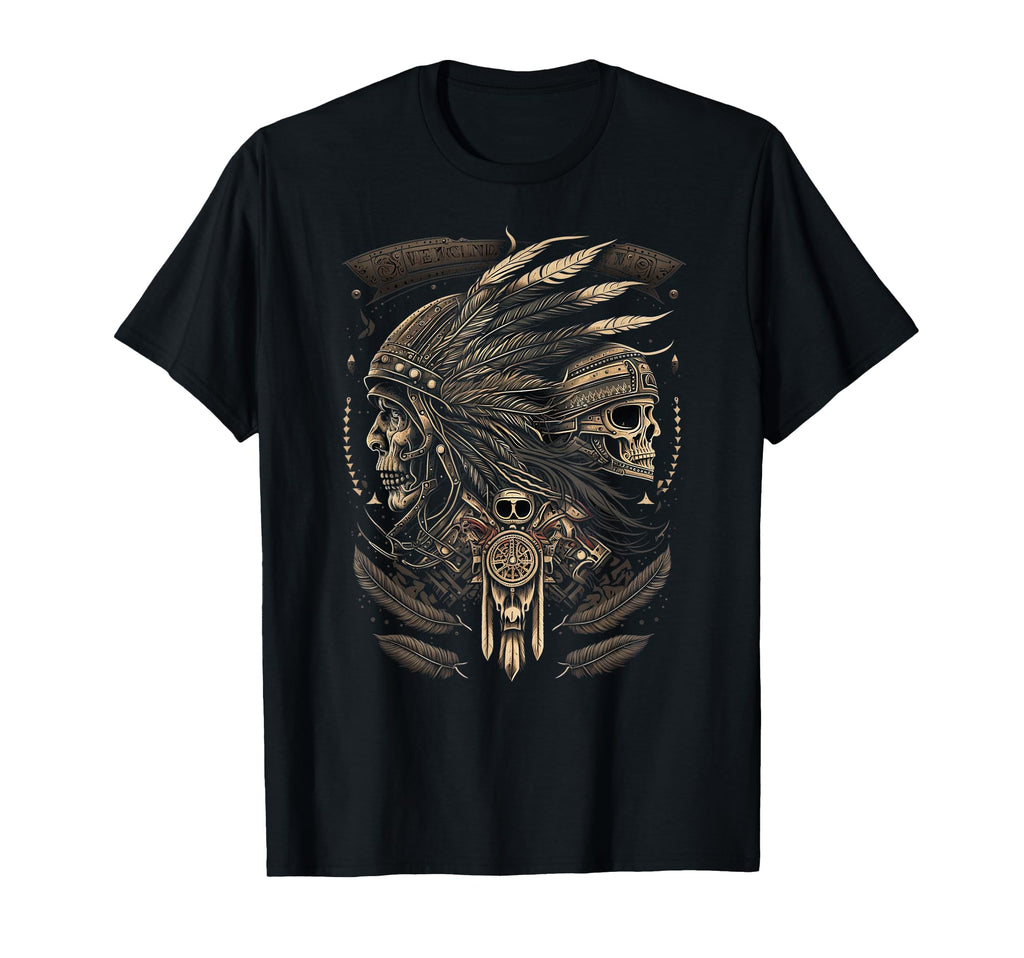 Native American Bikes Motorcycle Indian T-Shirt - Trendy Graphic Men Women - T-Shirt, Sweatshirt, Hoodie