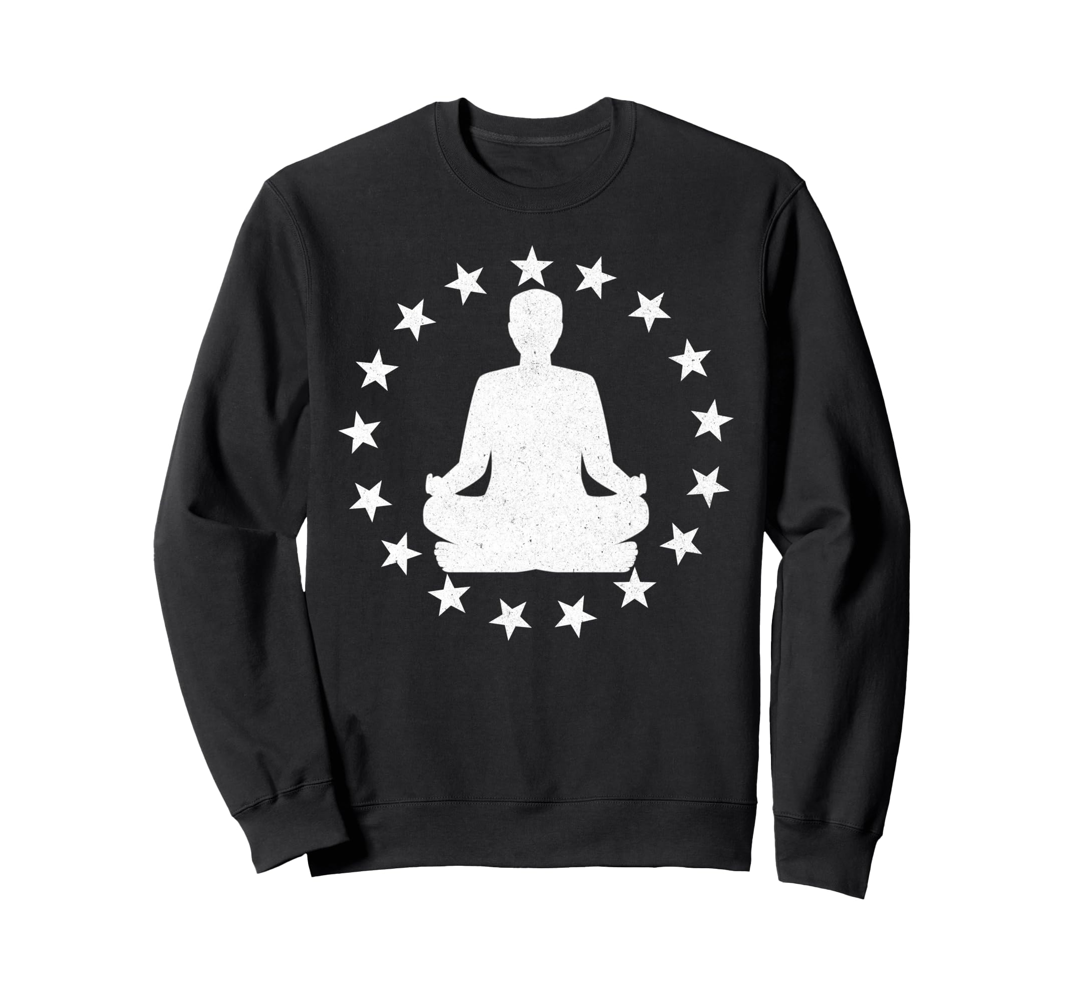 Yoga Pose Stars Yogi Spiritual Sweatshirt - Trendy Graphic Unisex - T-Shirt, Sweatshirt, Hoodie
