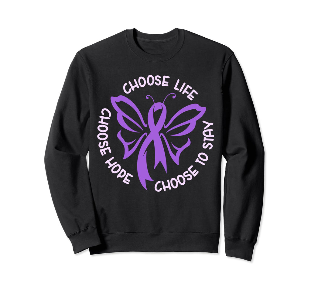 Choose Life Support Survivor Sweatshirt - Custom Art Print Men Women - T-Shirt, Sweatshirt, Hoodie