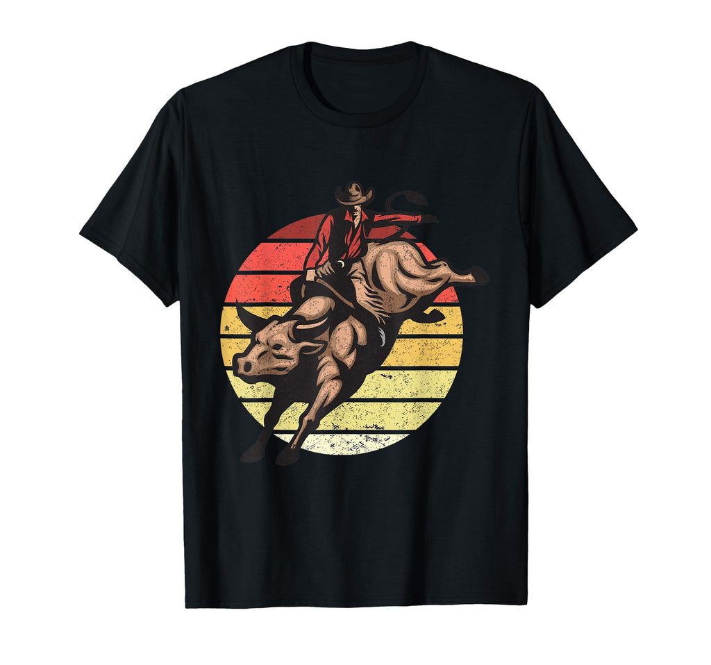 Cowboy Bull Rider Western Country T-Shirt - Fun Novelty Design for Adults - T-Shirt, Sweatshirt, Hoodie