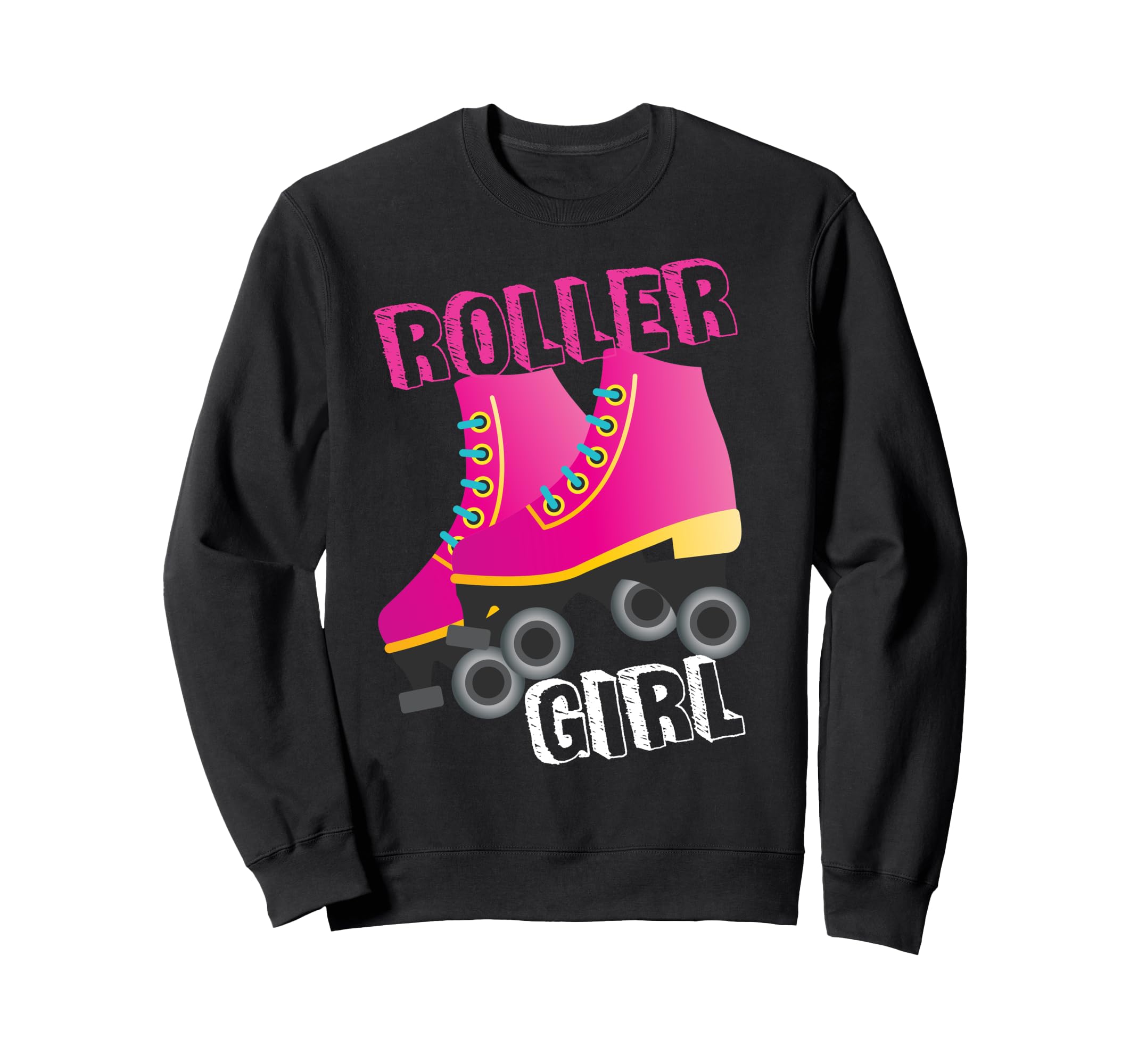 Roller Skating 80S Aesthetic Fun Sweatshirt - Minimalist Print Men Women - T-Shirt, Sweatshirt, Hoodie