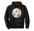 Wildflower And Sun Botanical Celestial Hoodie - Novelty Apparel Men Women - T-Shirt, Sweatshirt, Hoodie