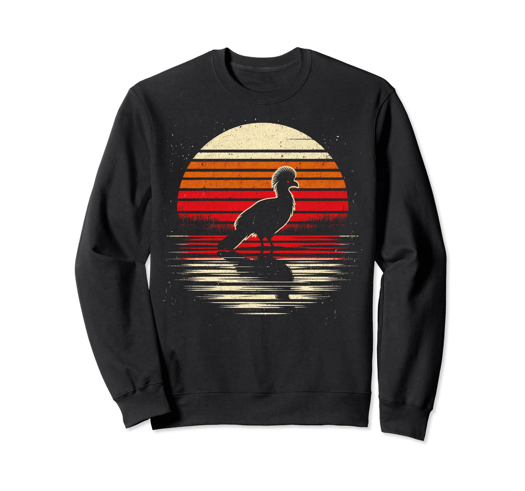 Turaco Bird Sunset Safari 70S Sweatshirt - Graphic Print Men Women - T-Shirt, Sweatshirt, Hoodie