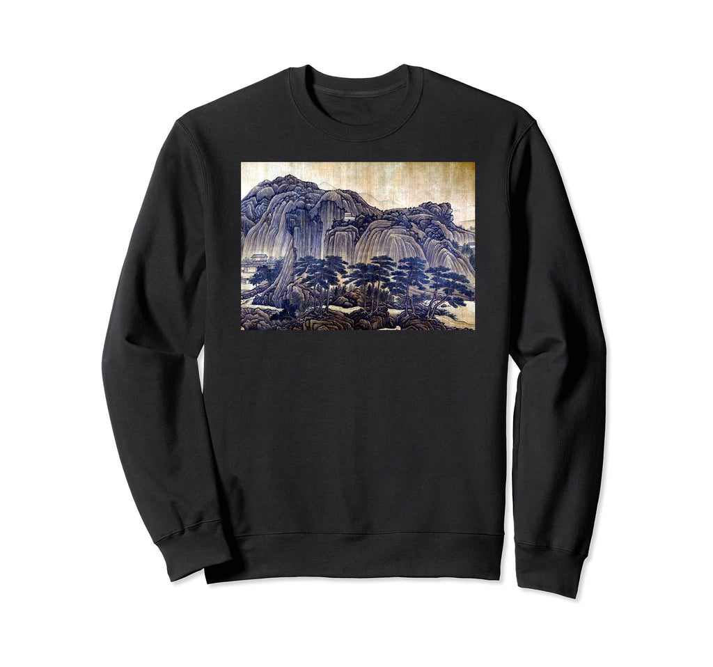 Famous Fine Art Hills Kuaiji Sweatshirt - Casual Everyday Wear for Adults - T-Shirt, Sweatshirt, Hoodie