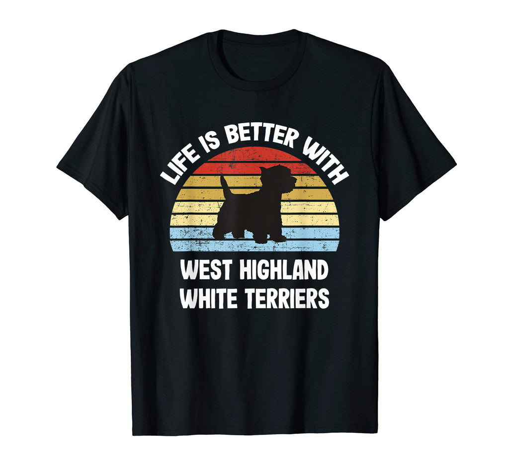 West Highland White Terrier Dog T-Shirt - Aesthetic Graphic Men Women - T-Shirt, Sweatshirt, Hoodie