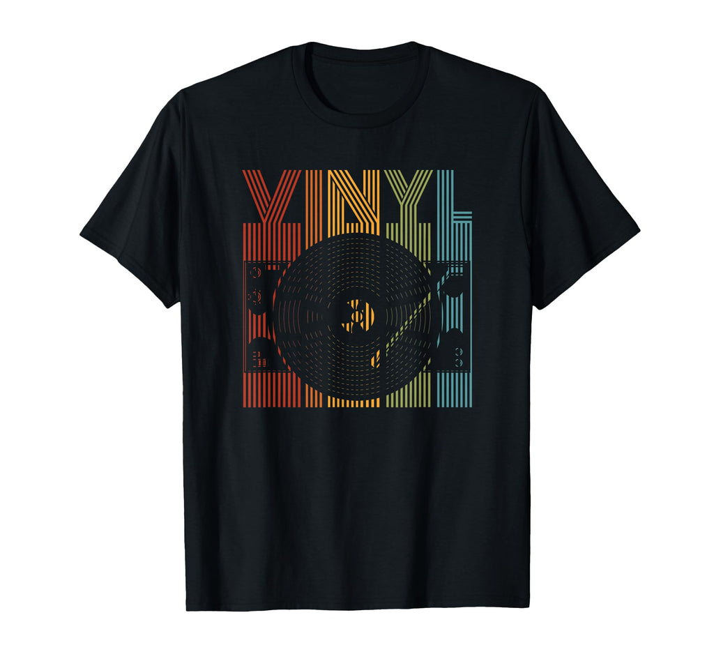 Vinyl Lp Records Disc Small T-Shirt - Minimalist Print Unisex - T-Shirt, Sweatshirt, Hoodie