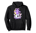 Kawaii Pastel Goth Witchy Creepy Demon Cat Hoodie - Graphic Print Unisex - T-Shirt, Sweatshirt, Hoodie