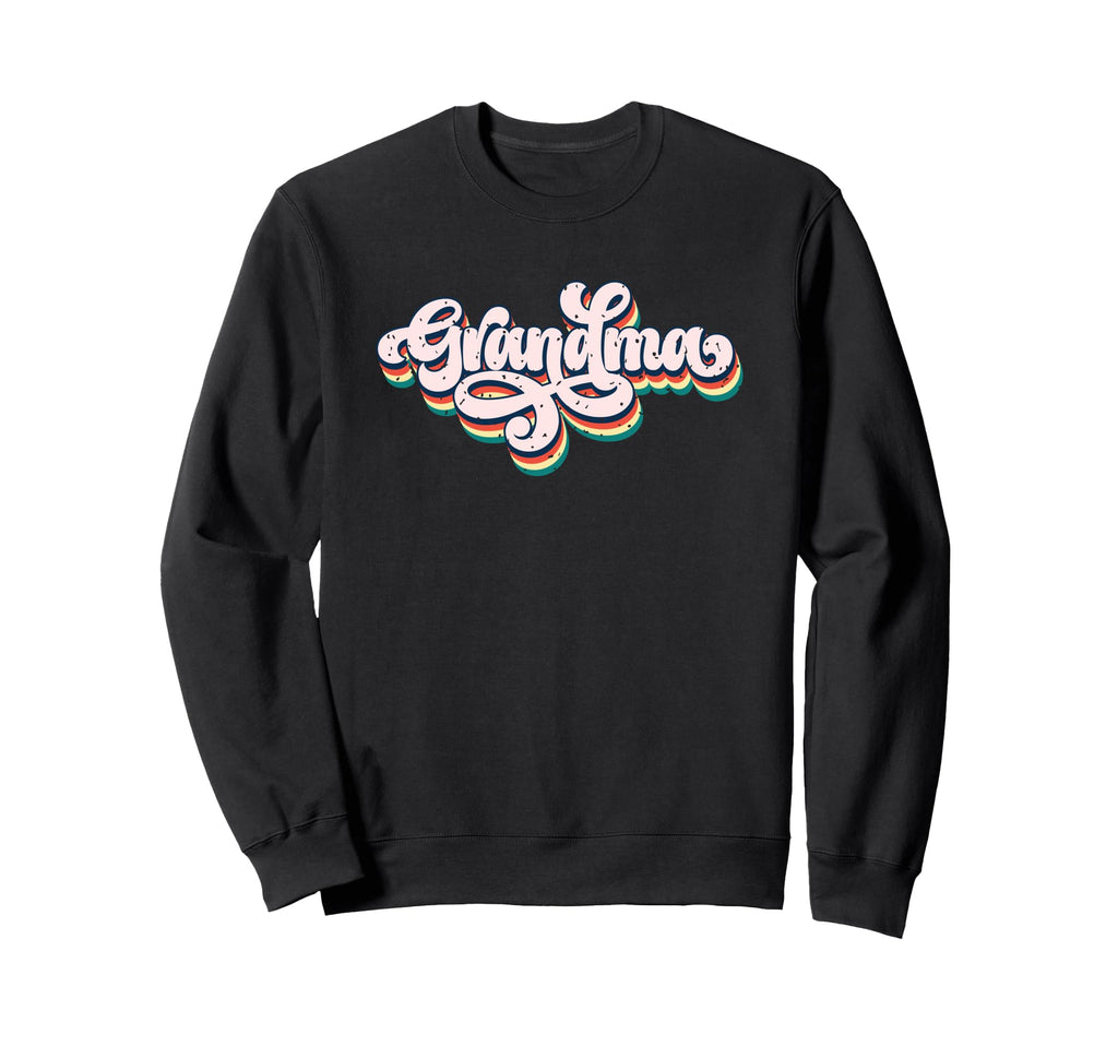 Grandma Typography Family Love Sweatshirt - Novelty Apparel Unisex - T-Shirt, Sweatshirt, Hoodie