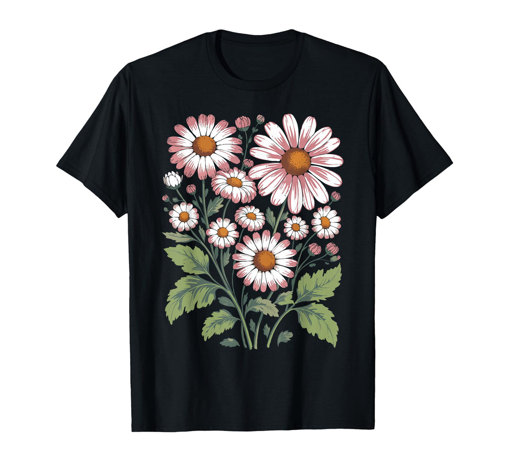 Wildflowers Flowers Pattern Summer T-Shirt - Minimalist Print Unisex - T-Shirt, Sweatshirt, Hoodie