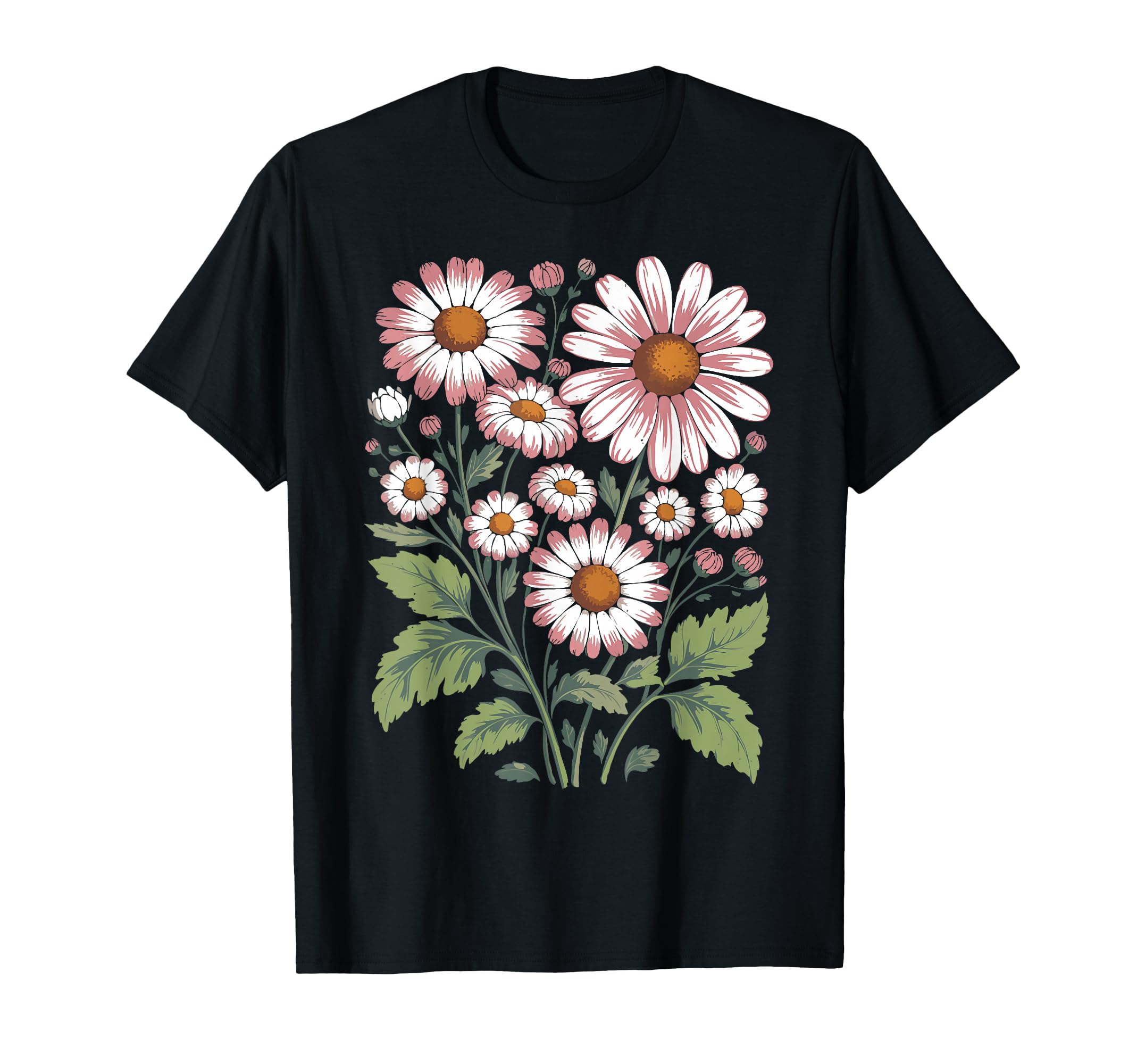 Wildflowers Flowers Pattern Summer T-Shirt - Minimalist Print Unisex - T-Shirt, Sweatshirt, Hoodie