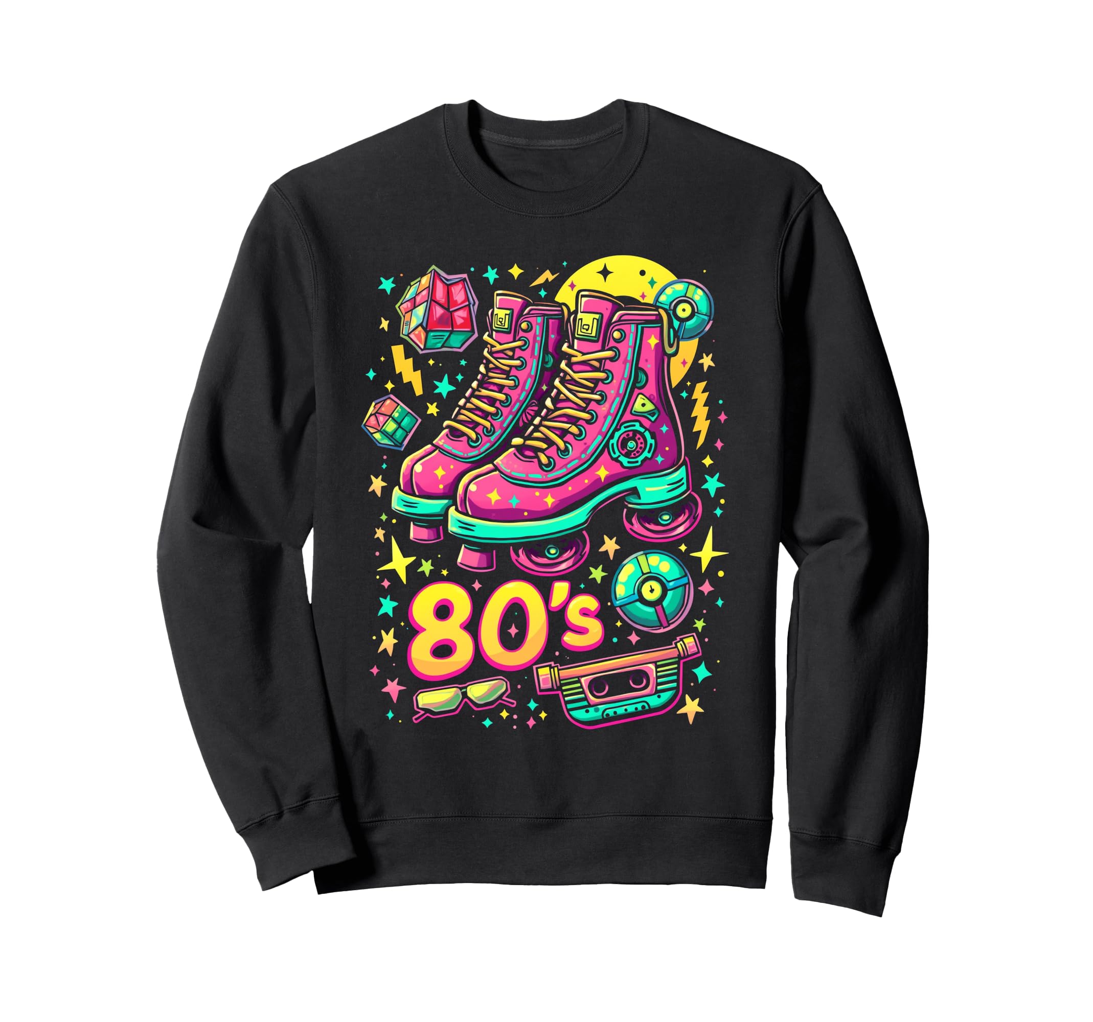 Roller Skates Sweatshirt - Trendy Graphic for Adults - T-Shirt, Sweatshirt, Hoodie
