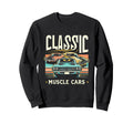 Muscle Car American Car Sweatshirt - Unique Graphic Unisex - T-Shirt, Sweatshirt, Hoodie