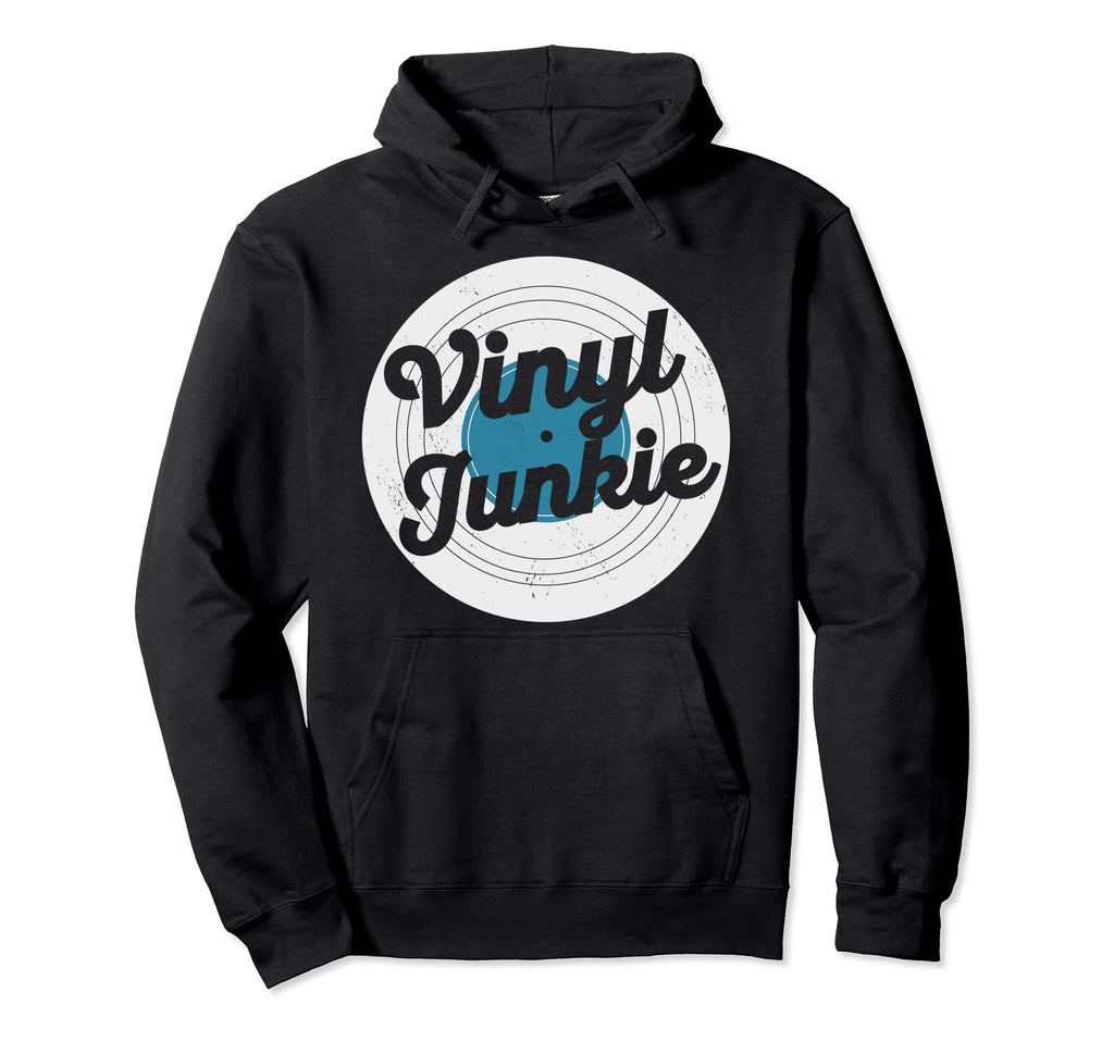 Vinyl Records Audio Music Record Hoodie - Aesthetic Graphic Men Women - T-Shirt, Sweatshirt, Hoodie