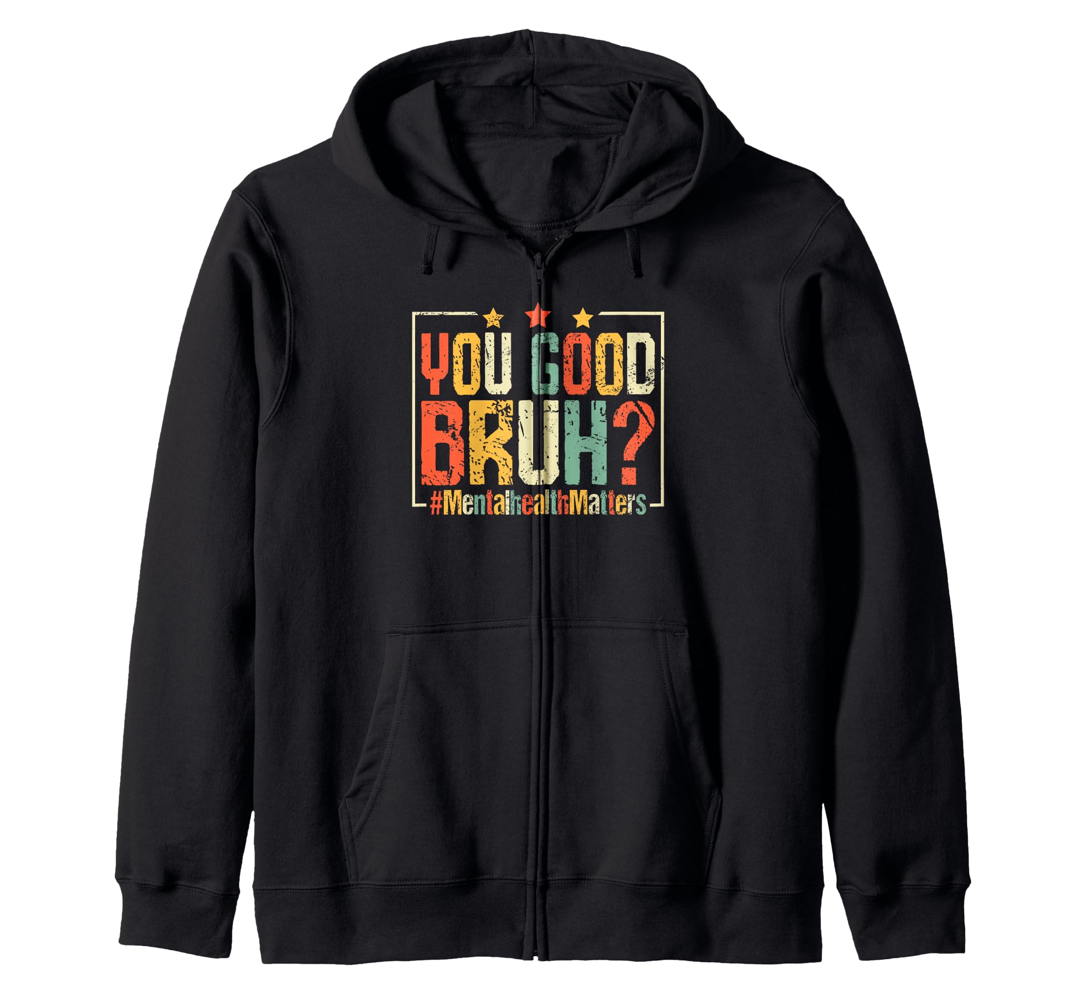 Mental Health Awareness Ribbon Items Hoodie - Custom Art Print for Adults - T-Shirt, Sweatshirt, Hoodie