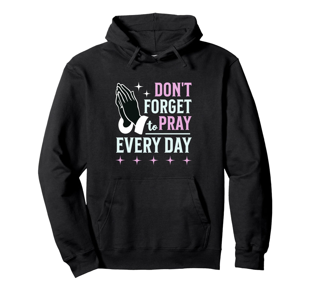 Prayer Faith Worship Meditation Hoodie - Minimalist Print for Adults - T-Shirt, Sweatshirt, Hoodie