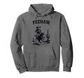 Cowboy Mouse Riding Cat Western Rodeo Hoodie - Streetwear Style Unisex - T-Shirt, Sweatshirt, Hoodie
