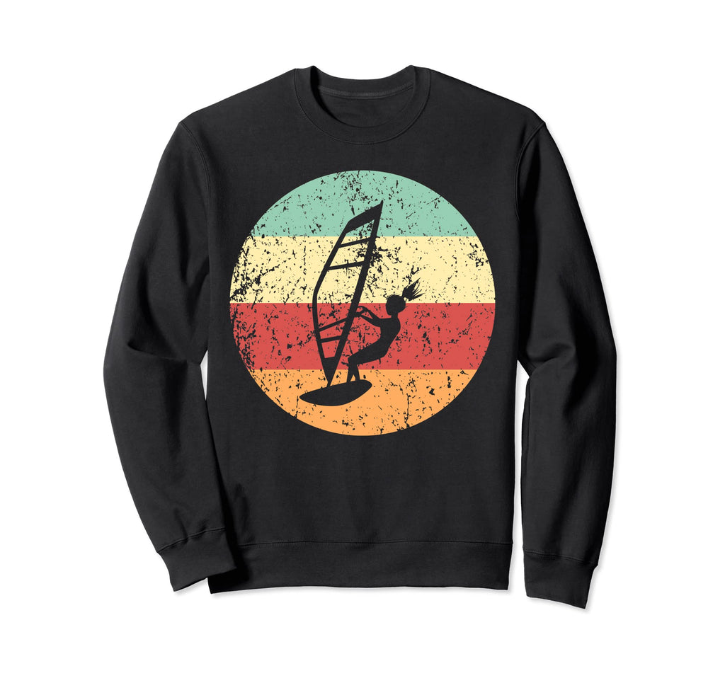 Windsurfing Windsurfer 1970S Circle Sweatshirt - Graphic Print for Adults - T-Shirt, Sweatshirt, Hoodie