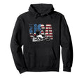 Motorcycle Usa Motorcycle Hoodie - Fun Novelty Design Unisex - T-Shirt, Sweatshirt, Hoodie