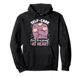 Self Care Enthusiast Heart Raising Hoodie - Streetwear Style Men Women - T-Shirt, Sweatshirt, Hoodie