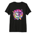 80S Cat Skateboarder Synthwave T-Shirt - Graphic Print for Adults - T-Shirt, Sweatshirt, Hoodie
