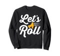 Roller Skating Lets Roll Roller Sweatshirt - Minimalist Print Men Women - T-Shirt, Sweatshirt, Hoodie