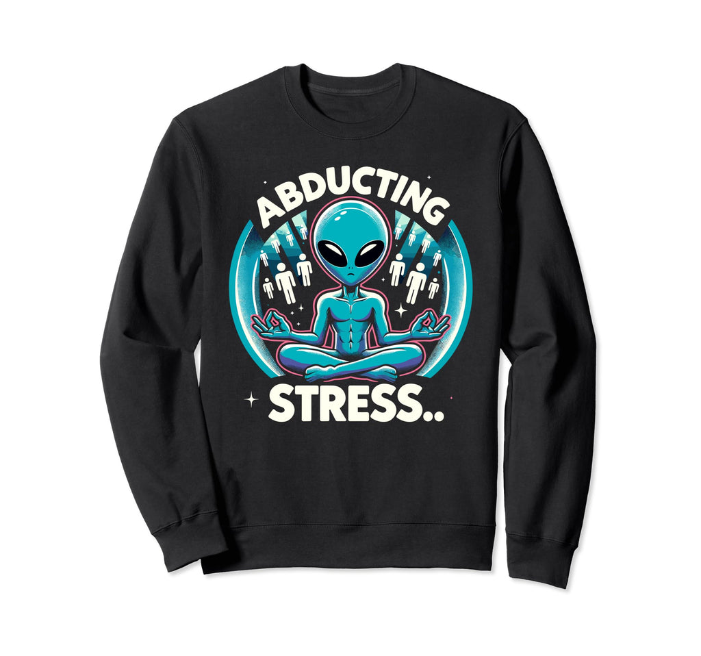 Ghost Monster Meditation Sweatshirt - Streetwear Style for Adults - T-Shirt, Sweatshirt, Hoodie