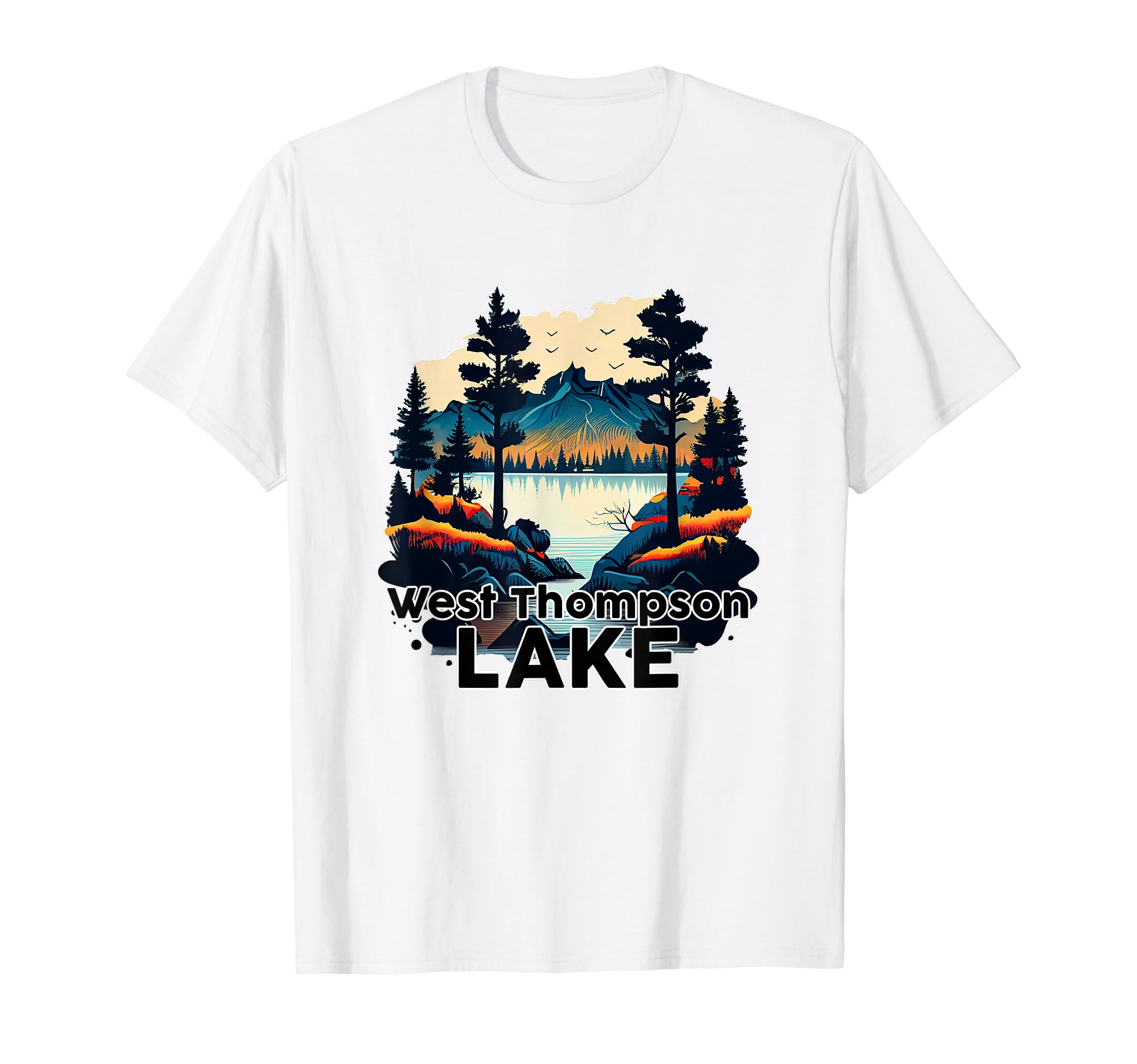 West Thompson Lake Lake West Thompson T-Shirt - Unique Graphic for Adults - T-Shirt, Sweatshirt, Hoodie