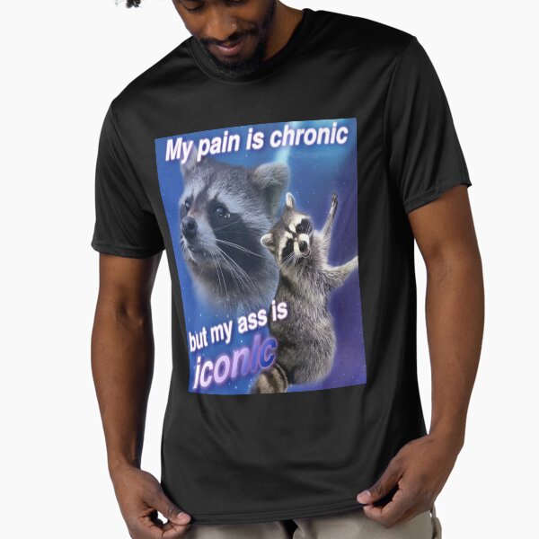 My Pain is Chronic but A Iconic Active - Adult & Kids T-Shirts, Sweatshirts & Hoodies apparel design preview 1