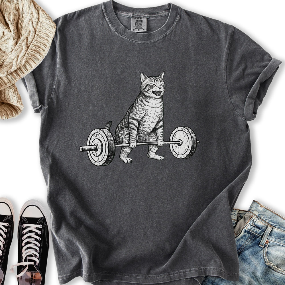 Deadlift Cat - Adult & Kids T-Shirts, Sweatshirts & Hoodies apparel design preview 2