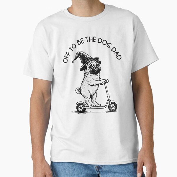 Off to Be the Dog Dad Funny Lover Gift, Owner Life, - Adult & Kids T-Shirts, Sweatshirts & Hoodies apparel design preview 1