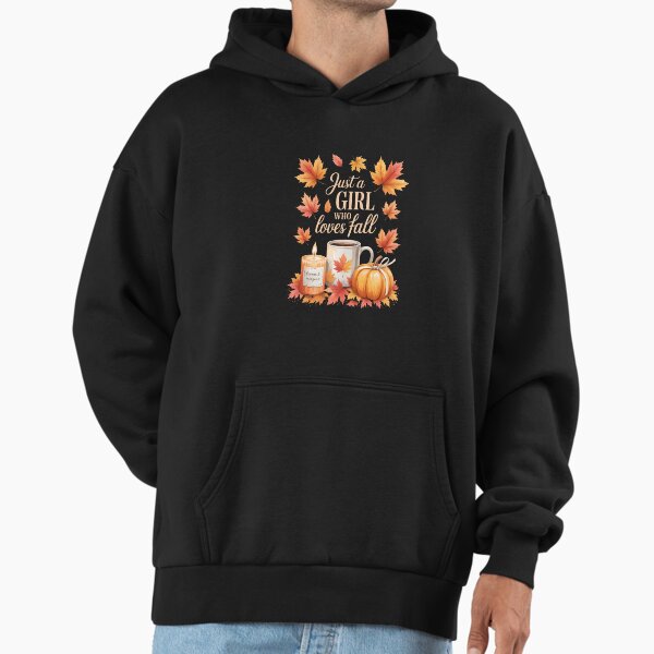 Just A Girl Who Loves Fall Pumpkin Cozy Autumn - Adult & Kids T-Shirts, Sweatshirts & Hoodies apparel design preview 1