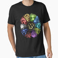 MTG Faded Guild Wheel - Adult & Kids T-Shirts, Sweatshirts & Hoodies apparel design preview 1