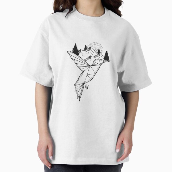Geometric Hummingbird - Adult & Kids T-Shirts, Sweatshirts & Hoodies apparel design preview 1