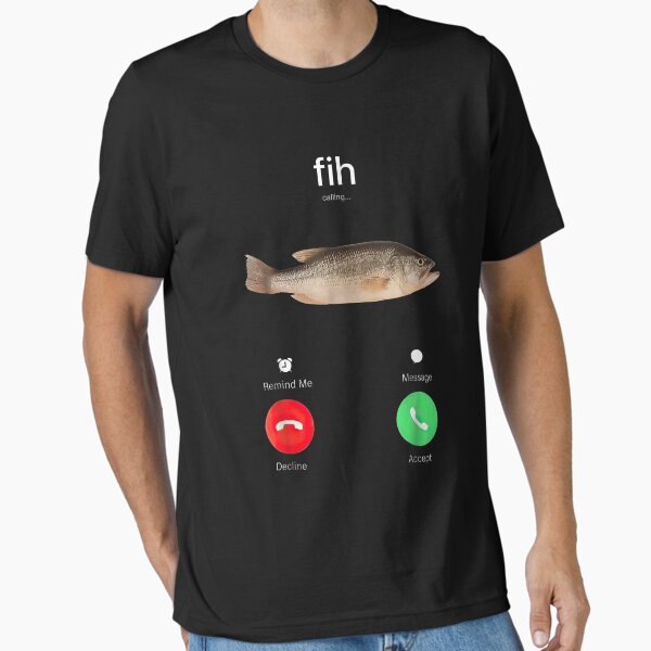 Fih Calling Remind me Message Decline Accept Phone - Adult & Kids T-Shirts, Sweatshirts & Hoodies apparel design preview 1